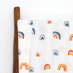 Rainbow Bamboo Muslin Swaddle Blanket