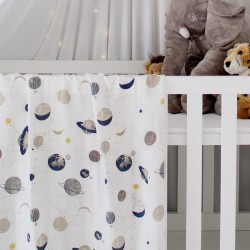 Space Bamboo Muslin Swaddle Blanket