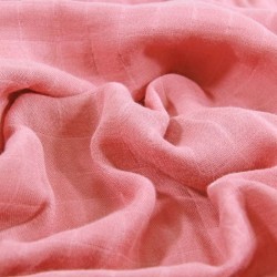 Vintage Pink Bamboo Muslin Swaddle Blanket