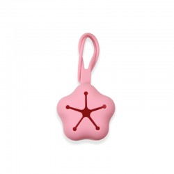 Silicone Pacifier Case Pink Star