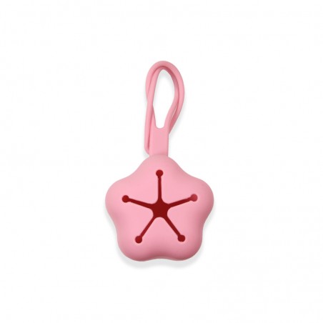 Silicone Pacifier Case Pink Star