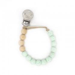 Pacifier Clip Speckled Green