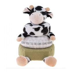 Stacking Plush Toy Cow by Stephen Joseph