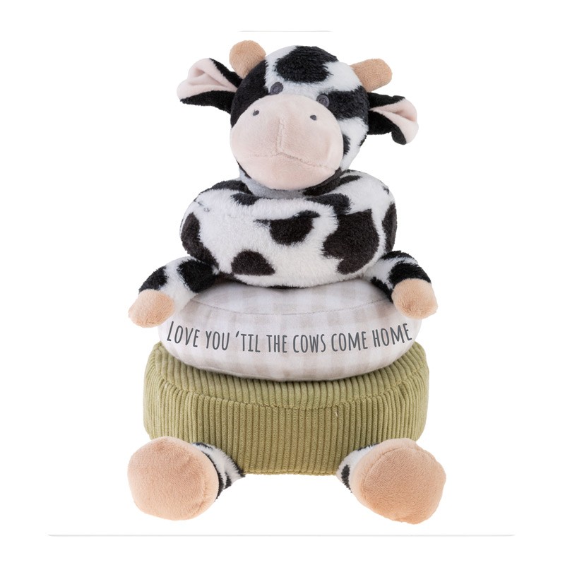 Stacking Plush Toy Cow by Stephen Joseph