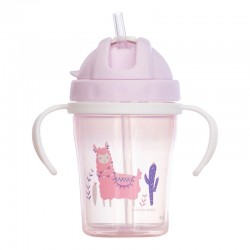 Baby Sippy Cup with Straw Llama by Stephen Joseph