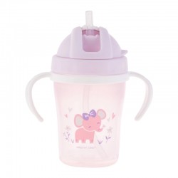 Baby Sippy Cup with Straw Elephant by Stephen Joseph