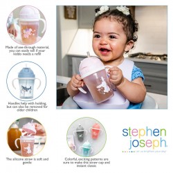 Baby Sippy Cup with Straw by Stephen Joseph