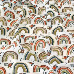 Boho Rainbows 100% Cotton Muslin Swaddle Blanket