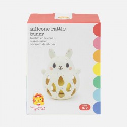 Silicone Rattle Bunny by Tiger Tribe