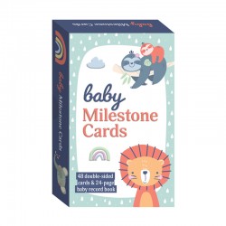 Baby Milestone Card Set & Record Book by Hinkler